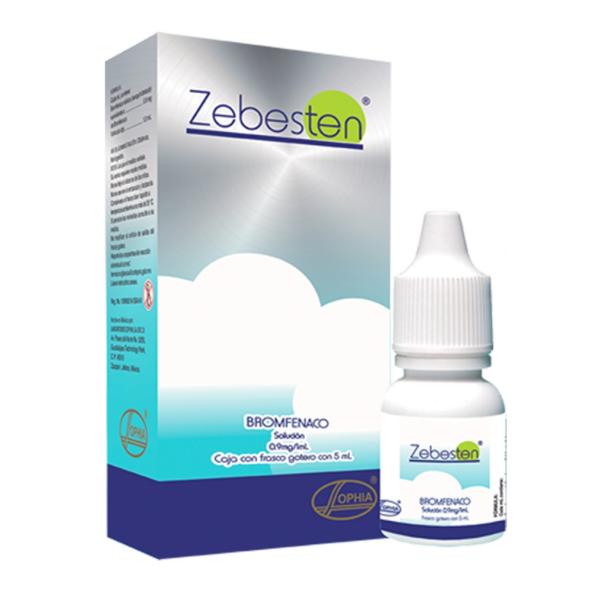 ZEBESTEN GOTAS  0.962 mg FRASCO X 5 ML - SOPHIA