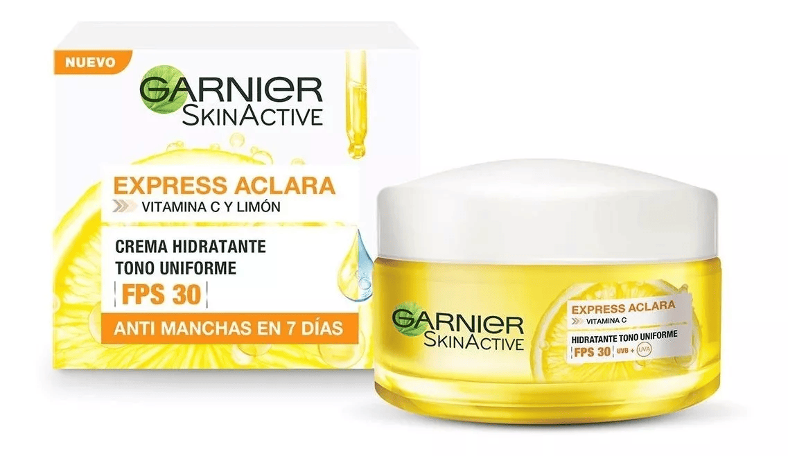 GARNIER VITAMINA C FPS 30  ANTI MANCHAS EN 7 DÍAS  FRASCO X 50 ML