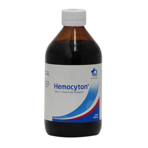 HEMOCYTON ELIXIR FRASCO X 340 ML  (HIERRO + VITAMINAS DEL COMPLEJO B ) 