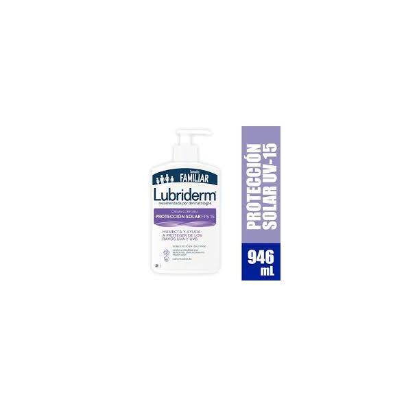 LUBRIDERM PROTECCIÓN SOLAR FPS 15 FRASCO X 946 ML