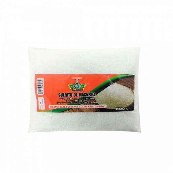 SULFATO DE MAGNESIO X 500 GR NATURQUIM