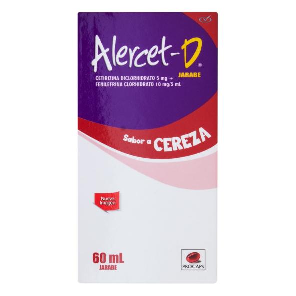 ALERCET D JARABE 100/200 MG FRASCO X 60 ML - PROCAPS