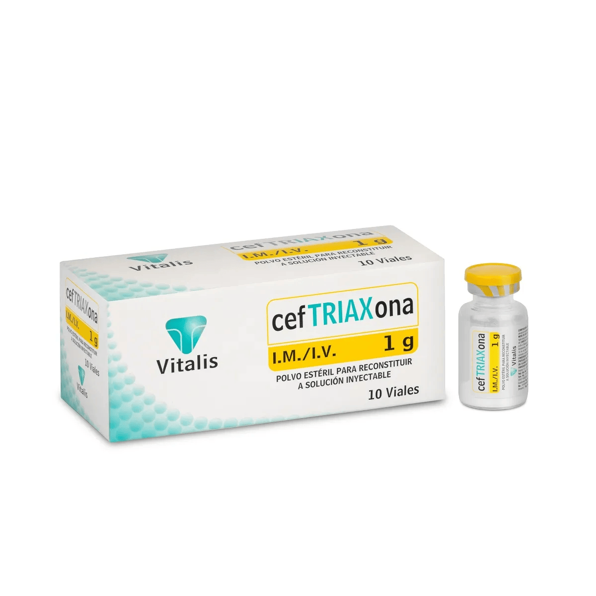 CEFTRIAXONA INYENTABLE 1 g  CJAX10 - VITALIS