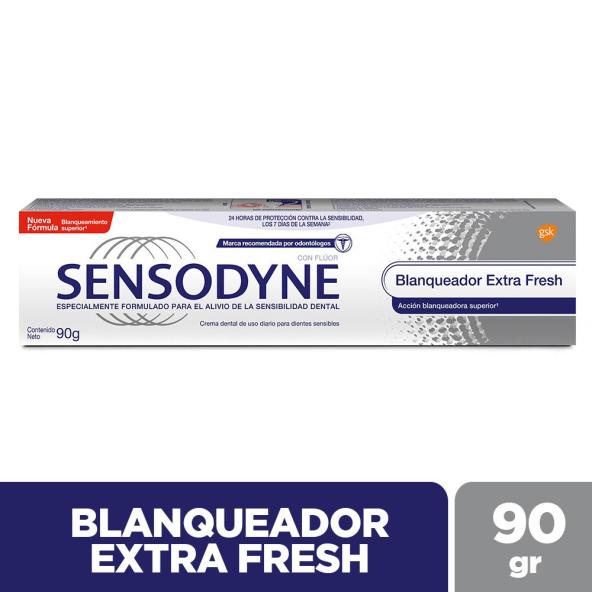 SENSODYNE BLANQUEADOR EXTRA FRESH X 90 GR