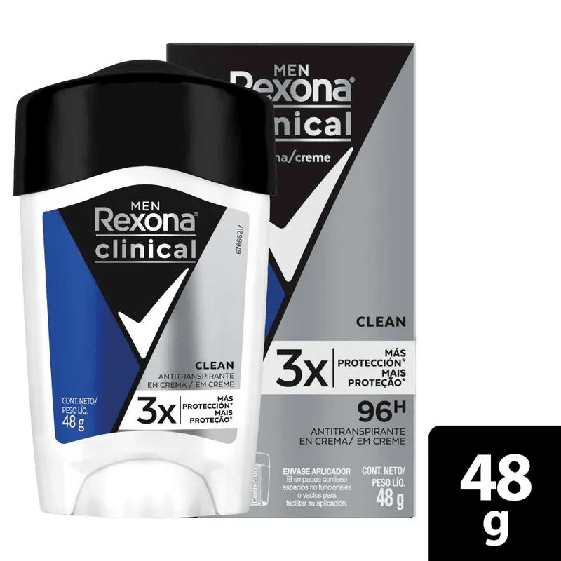 Desodorante Rexona Clinical en crema Hombre x 48g