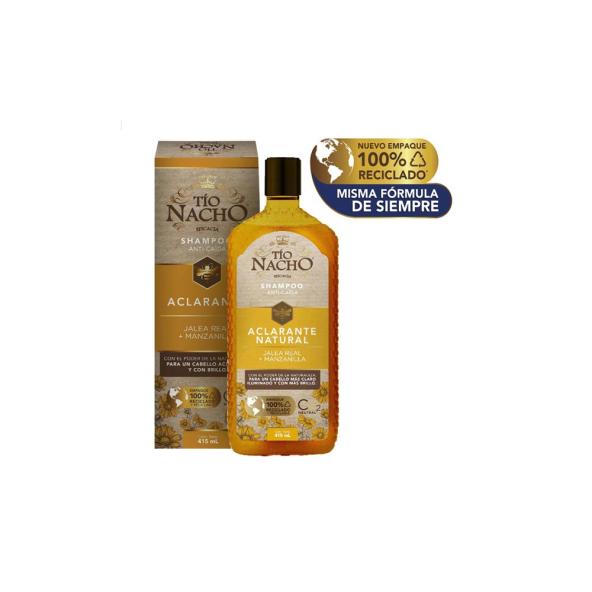 SHAMPOO TIO NACHO JALEA REAL + MANZANILLA X 415 ML