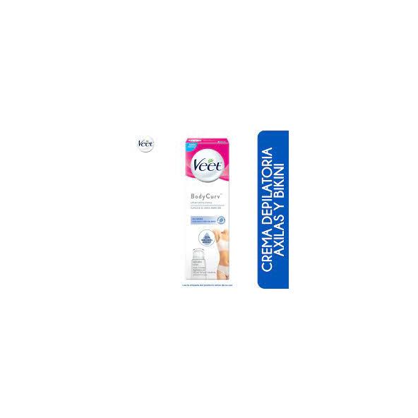 VEET BODY CURV CREMA DEPILATORIA AXILAS Y BIKINI (APLICADOR CURVO+ESPATULA)