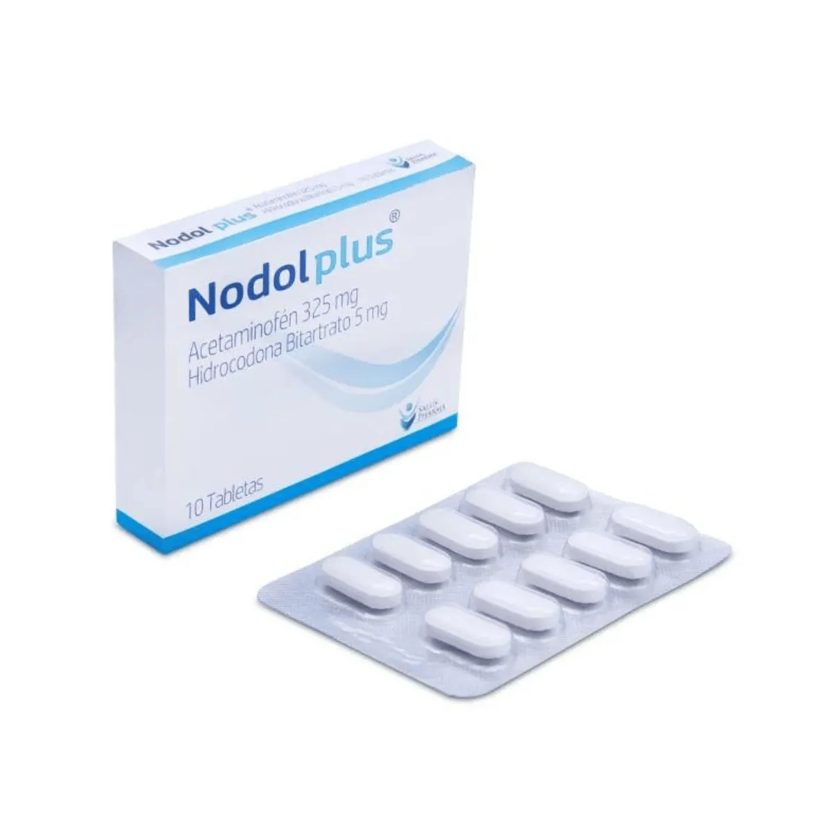 NODOL PLUS 325 MG / 5 MG CAJA X 10 TABLETAS