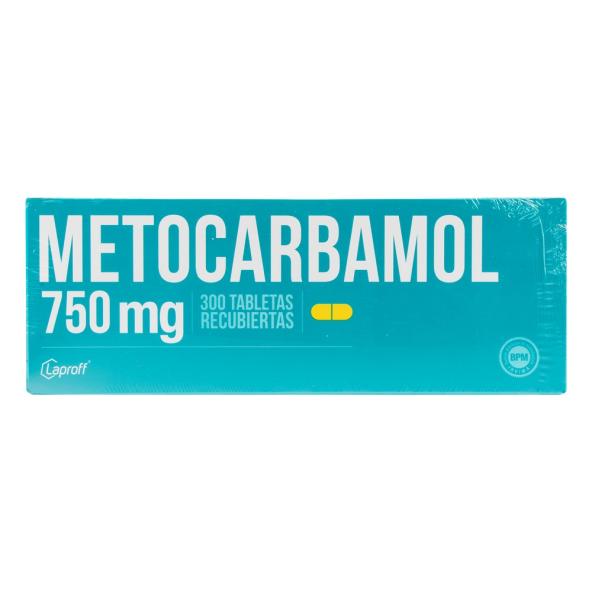 METOCARBAMOL TAB 750 mg    750 mg 2005M X CJAX300 - LAPROFF