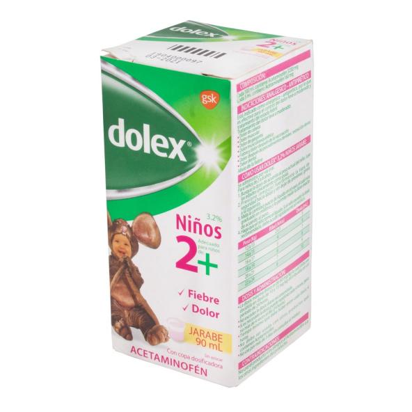 DOLEX NIÑOS 2+ JARABE X 90 ML --GSK