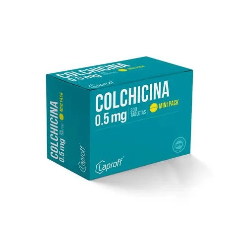 COLCHICINA  0.5mg  CAJA X 300 TABLETAS - LAPROFF