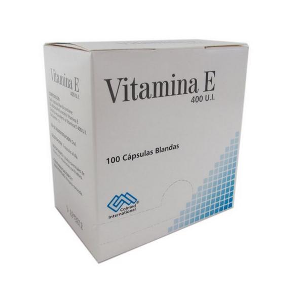 VITAMINA E CAP 400 UI   400 UI 2011M X CJAX100 - COLMED