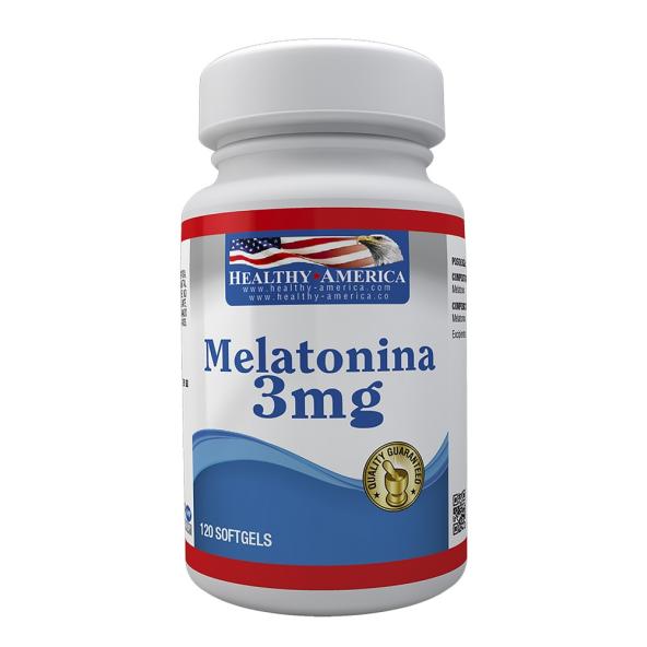 MELATONINA 3 MG FRASCO X 120 SOFTGELS