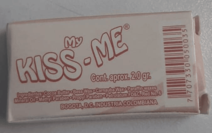 MY KISS-ME MANTECA DE CACAO NATURAL  CAJA X 12 UNIDADES