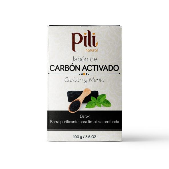 PILI JABON CARBON ACTIVADO  BARRA X 100 GR