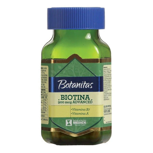 BIOTINA  900mcg BOTANITAS CAJA X 100 CAPSULAS - MEDICK