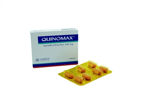 Quinomax 400 mg Caja Con 7 Tabletas Rx  GARMISCH