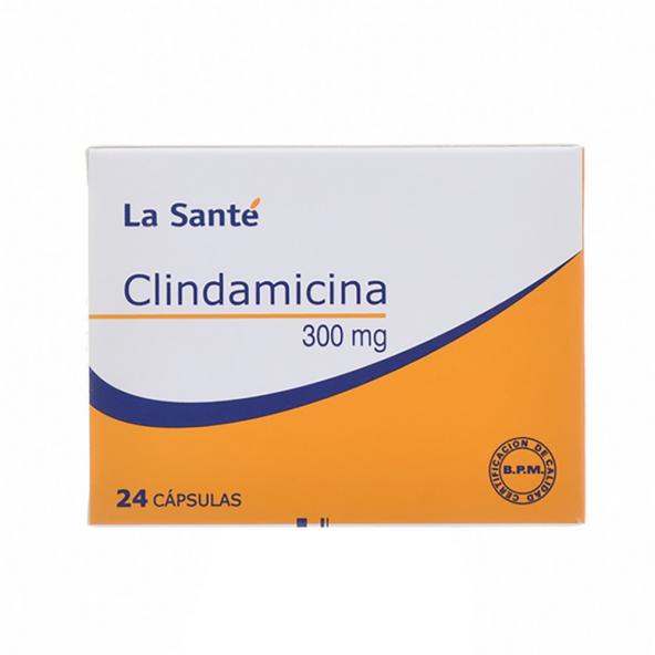 CLINDAMICINA  300 mg  CAJA X 24 CAPSULAS - LA SANTE