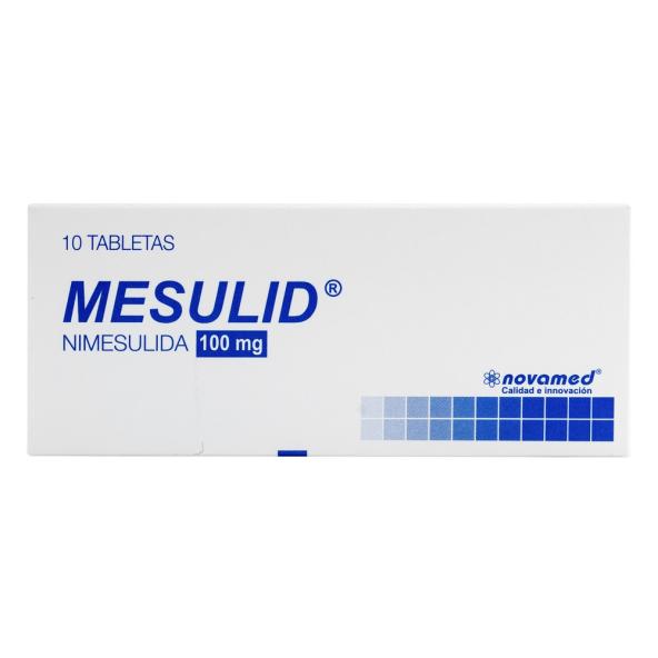 MESULID TAB 100 mg   100mg  2010M X CJAX10 - NOVAMED