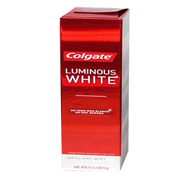 CREMA DENTAL COLGATE LUMINOUS WHITE X 75 ML 