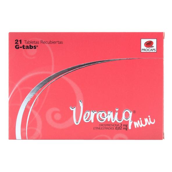 VERONIQ MINI CAJA X 21 3 MG/0.02 MG  TABLETAS RECUBIERTAS