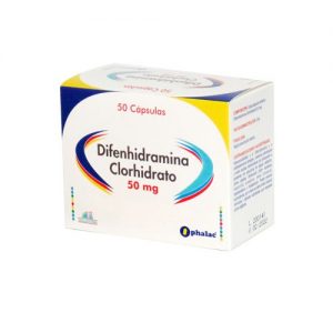 DIFENHIDRAMINA X 50MG CAJA X 250 CAPSULAS