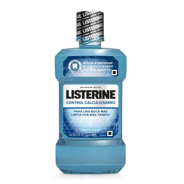 ENJUAGUE BUCAL LISTERINE CONTROL CALCULO X 500 ML