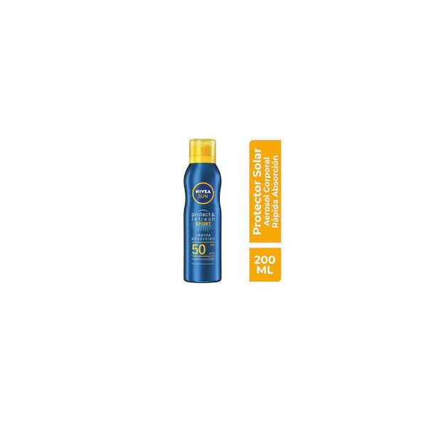 NIVEA SUN PROTECT & REFRESH SPORT FPS 50 AEROSOL FRASCO X 200 ML