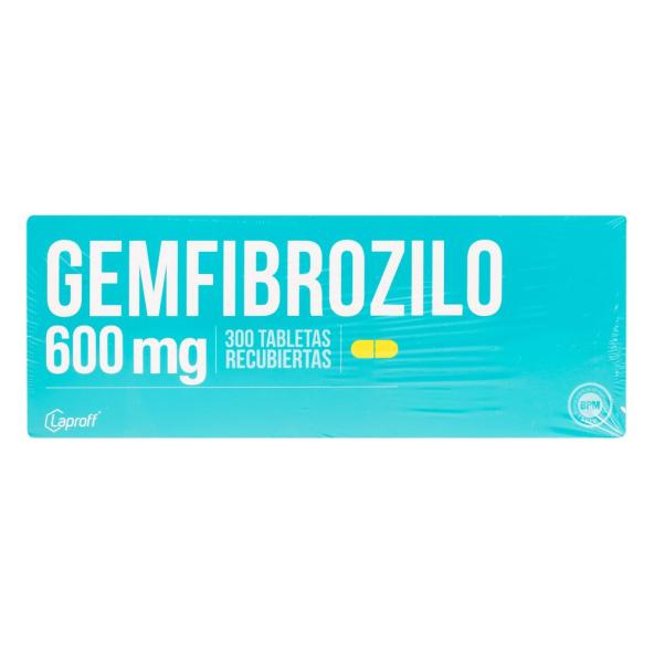 GEMFIBROZILO 600 MG CAJA X 300 TABLETAS