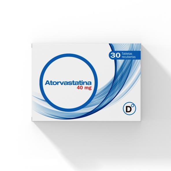 ATORVASTATINA 40 MG CAJA X 30 TABLETAS COLMED