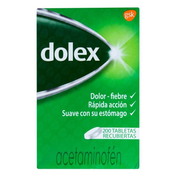 DOLEX 500 MG CAJA X 200 TABLETAS