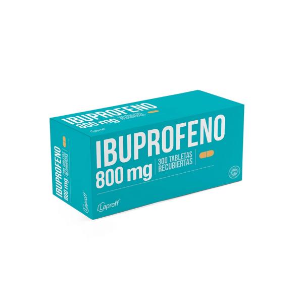 IBUPROFENO 800 MG CAJA X 300 TABLETAS RECUBIERTAS