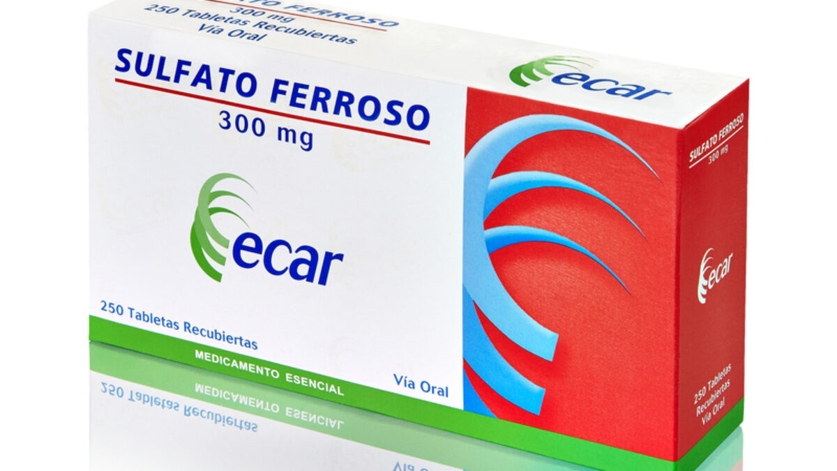 SULFATO FERROSO 300 MG CJX 250 TABLETAS ECAR