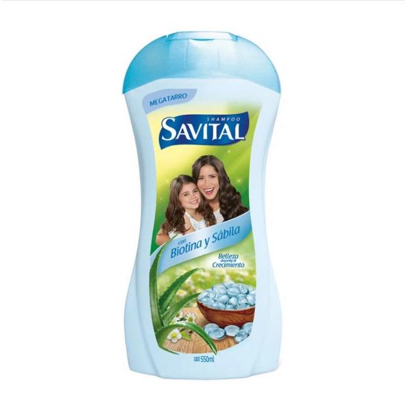 SHAM SAVITAL BIOTINA Y SABILA X 550 ML