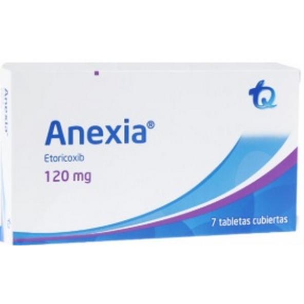 ANEXIA 120mg  CAJA X 7 TABLETAS- TECNOQUIMICAS