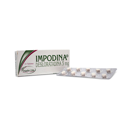 IMPODINA DESLORATADINA 5 MG X 10 TABLETAS