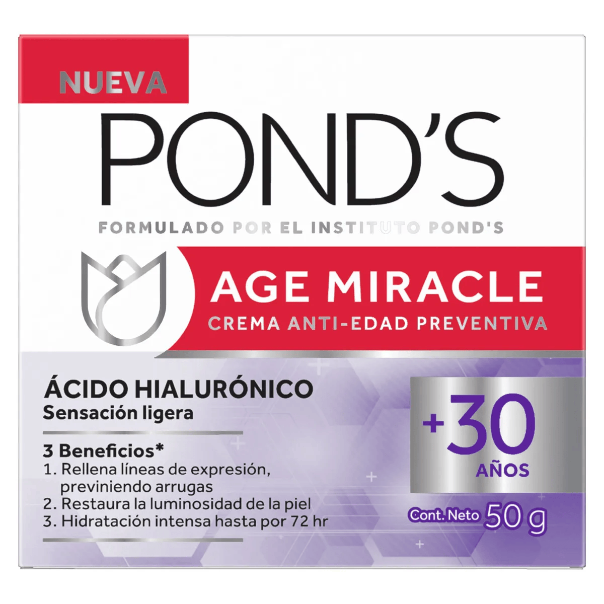 PONDS AGE MIRACLE 30+ CREMA X 50 GR