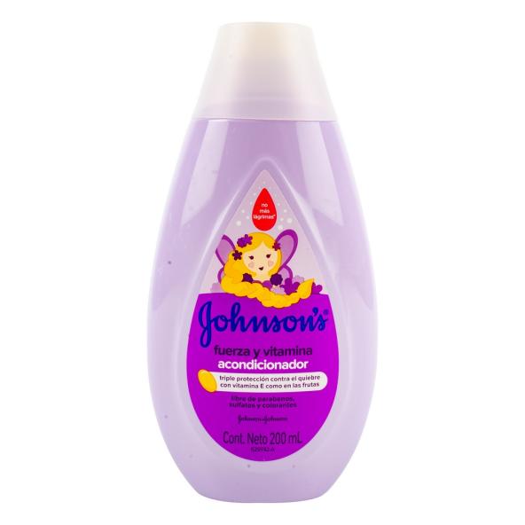 ACONDICIONADOR JOHNSONS FUERZA Y VITAMINA X 200ML