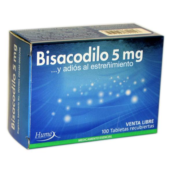 BISACODILO 5 MG CAJA X 100TBL