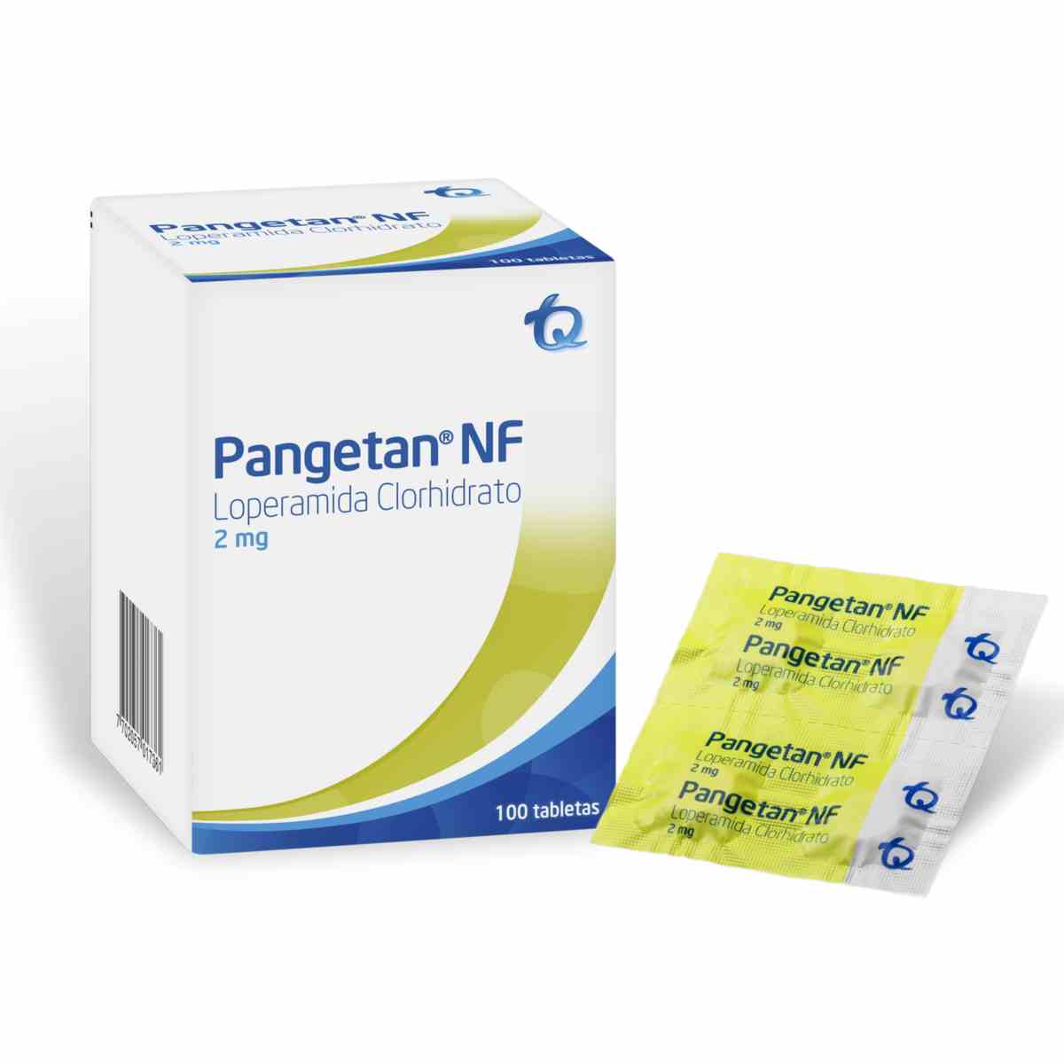 PANGETAN NF CAJA X 100 TABLETAS--(LOPERMIDA 2 MG) T.Q