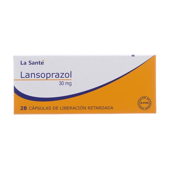 LANSOPRAZOL CAP 30 mg       2009M X CJAX28 - LA SANTE