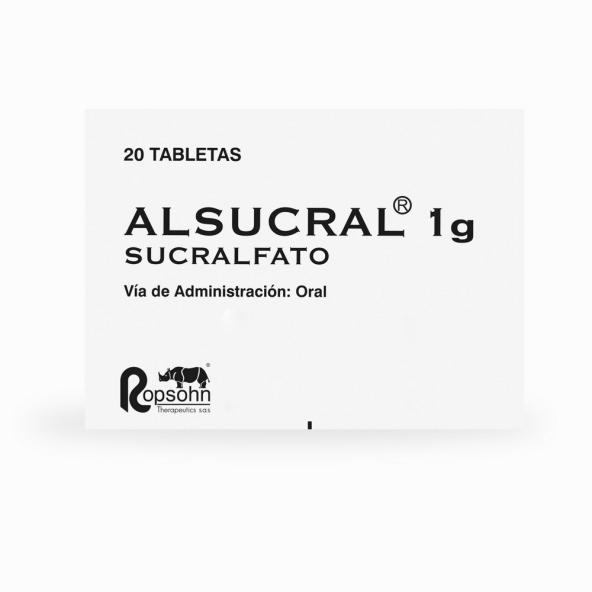 ALSUCRAL  1 GR  CAJA X 20 TABLETAS 