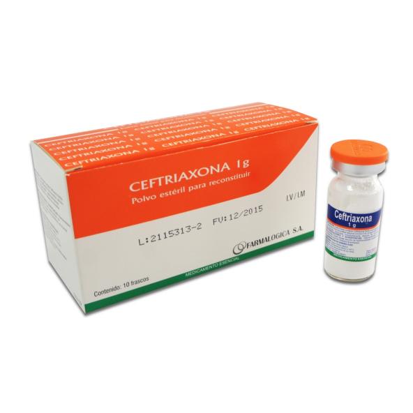 CEFTRIAXONA  1GR RECIPE  X AMPOLLA