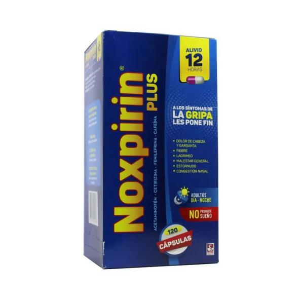 NOXPIRIN PLUS CAJA X 120 CAPSULAS