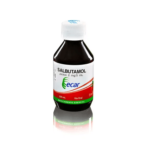 Salbutamol Jarabe Frasco X 120 Ml- ECAR