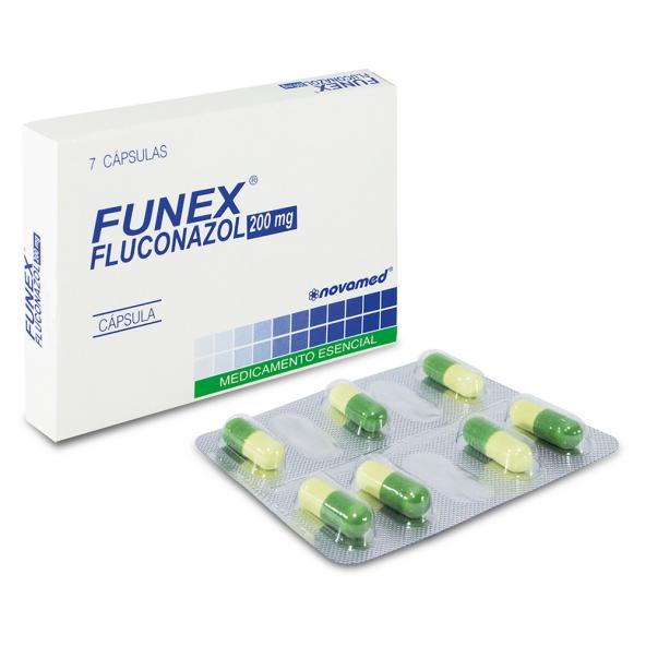 FUNEX FLUCONAZOL CAPSULA 200 MG X 7 UNI