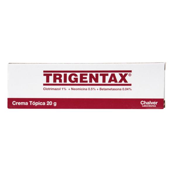 TRIGENTAX (CLOTRIMAZOL 1%/NEOMICINA O.5%/BETAMETASONA 0.04% ) X 20 GR CREMA - CHALVER