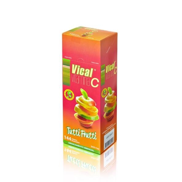 VICAL VITAMINA C TUTIFRUT TAB 500 mg CJAX144 - ECAR