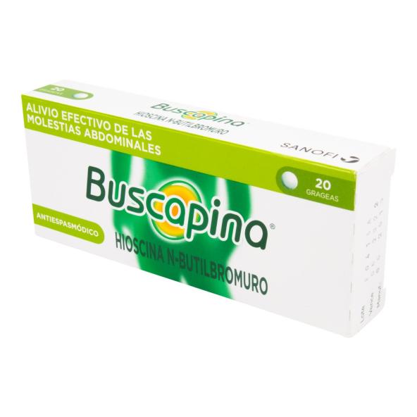 BUSCAPINA 10 MG CAJA X 20 GRAGEAS 