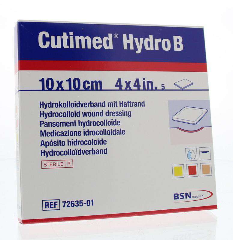 CUTIMED HYDRO B ESTRIL 10 X 10 CM - CAJA 5 UNIDADES